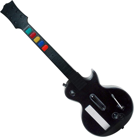 Wii guitar hero guitar best sale for sale